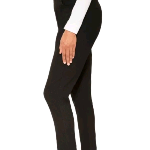 NWT Mario Serrani Ladies' Textured Pull-On Pant Black S M L XL XXL - Picture 2 of 8